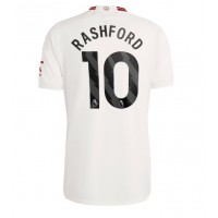 Dres Manchester United Marcus Rashford #10 Tretina 2023-24 Krátky Rukáv